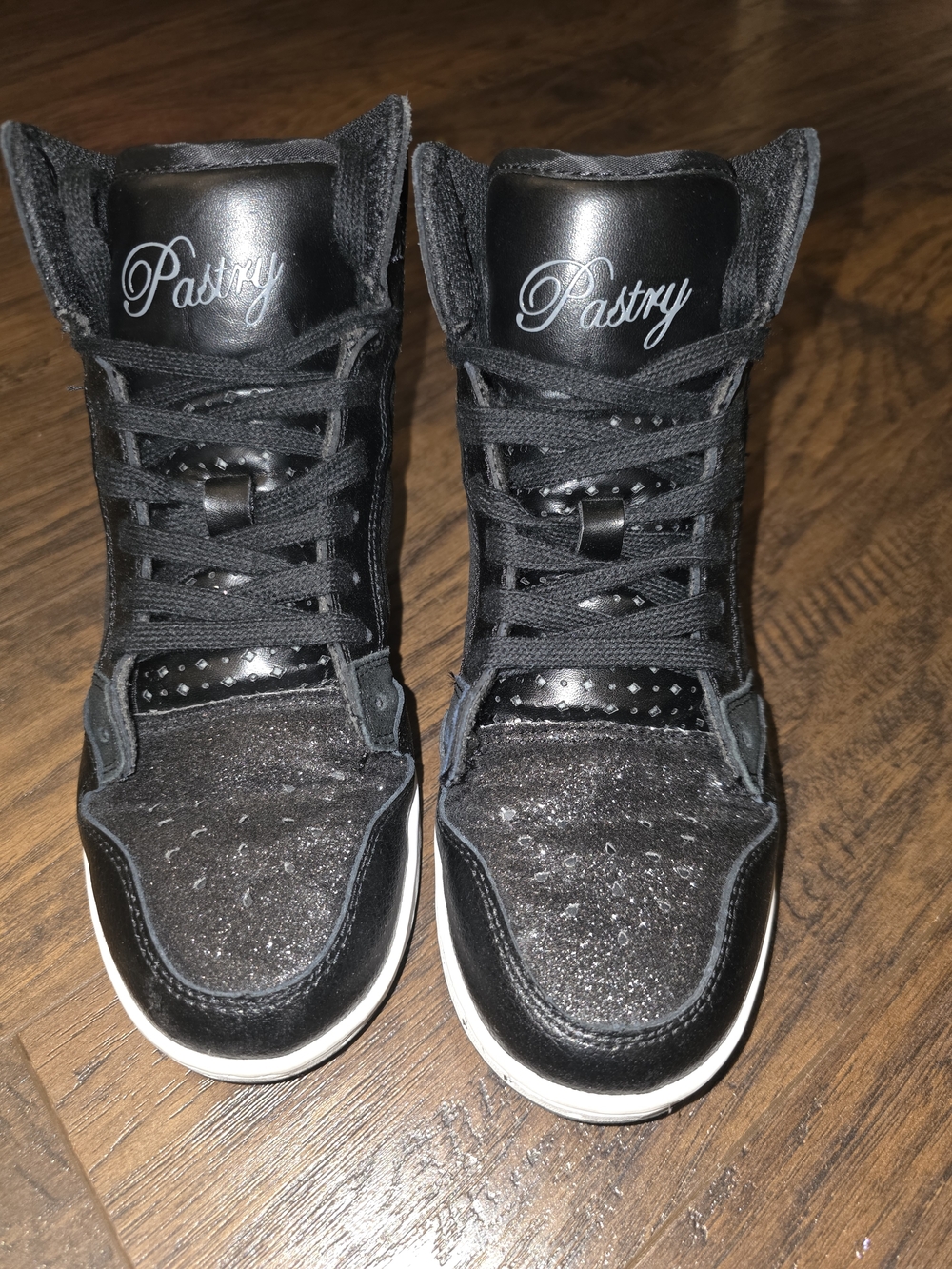 Pastry Black High Top Sneakers - Picture 2 of 10